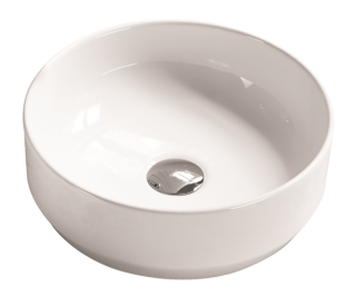 Раковина накладная SantiLine SL-1037 35см белый